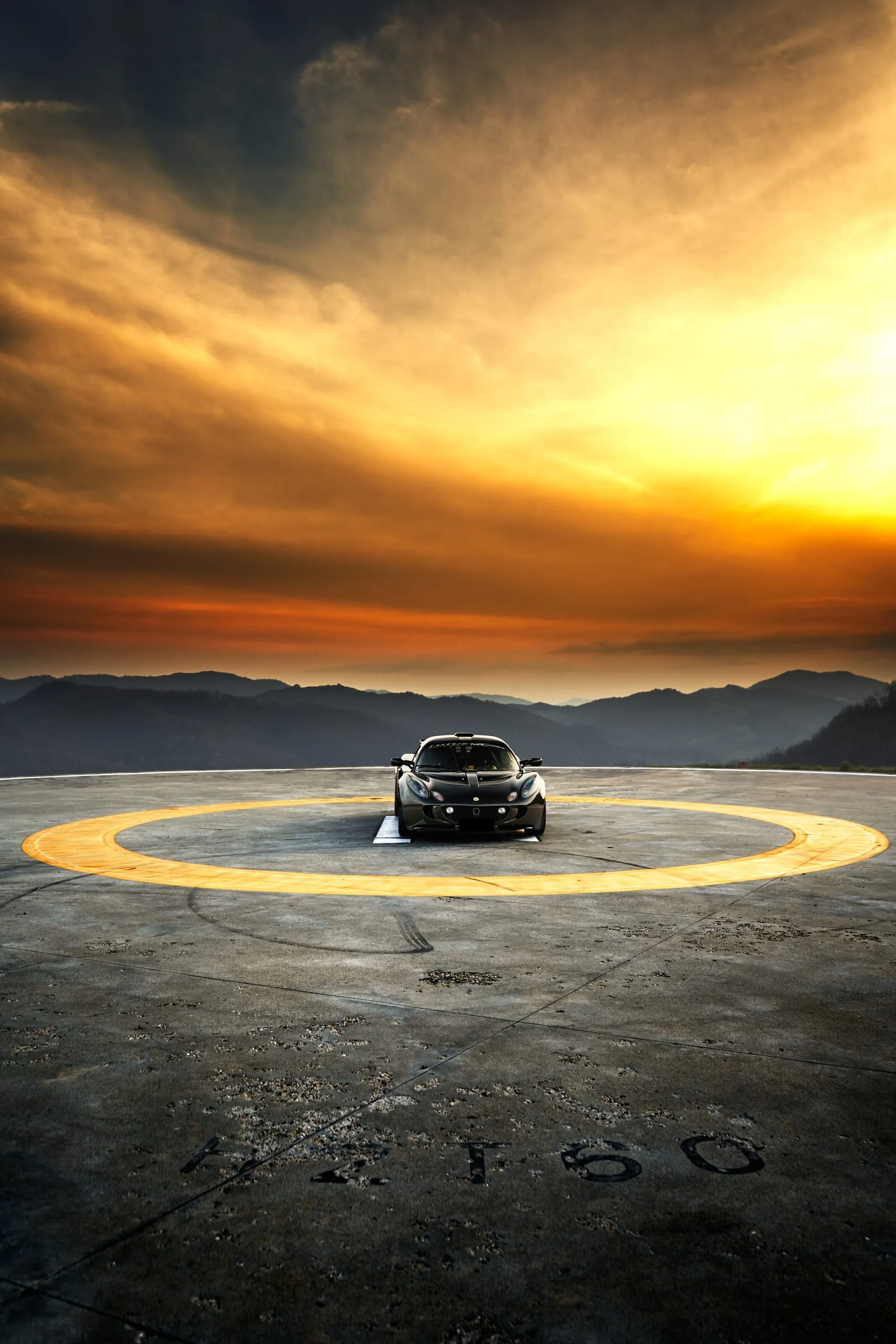 Lotus Exige at dusk #10 — photograph by Andrea Corno