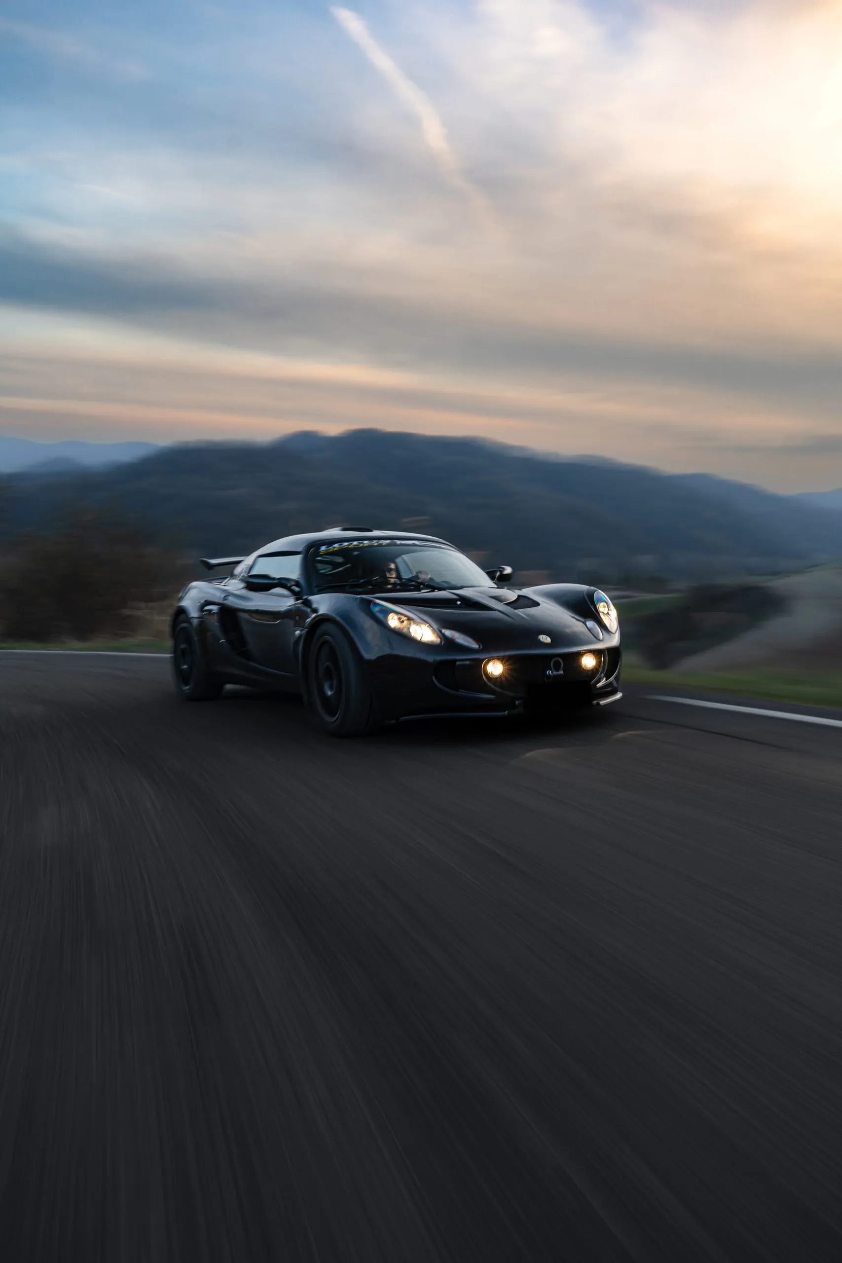 Lotus Exige at dusk #11 — photograph by Andrea Corno