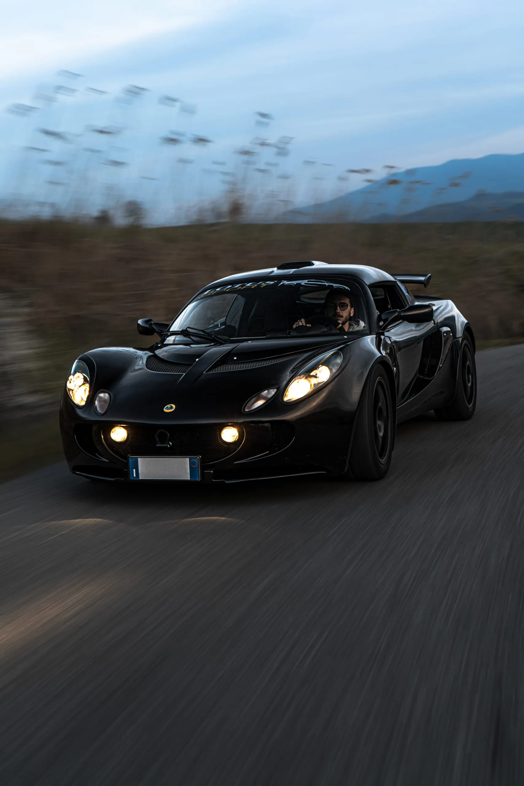 Lotus Exige at dusk #15 — photograph by Andrea Corno