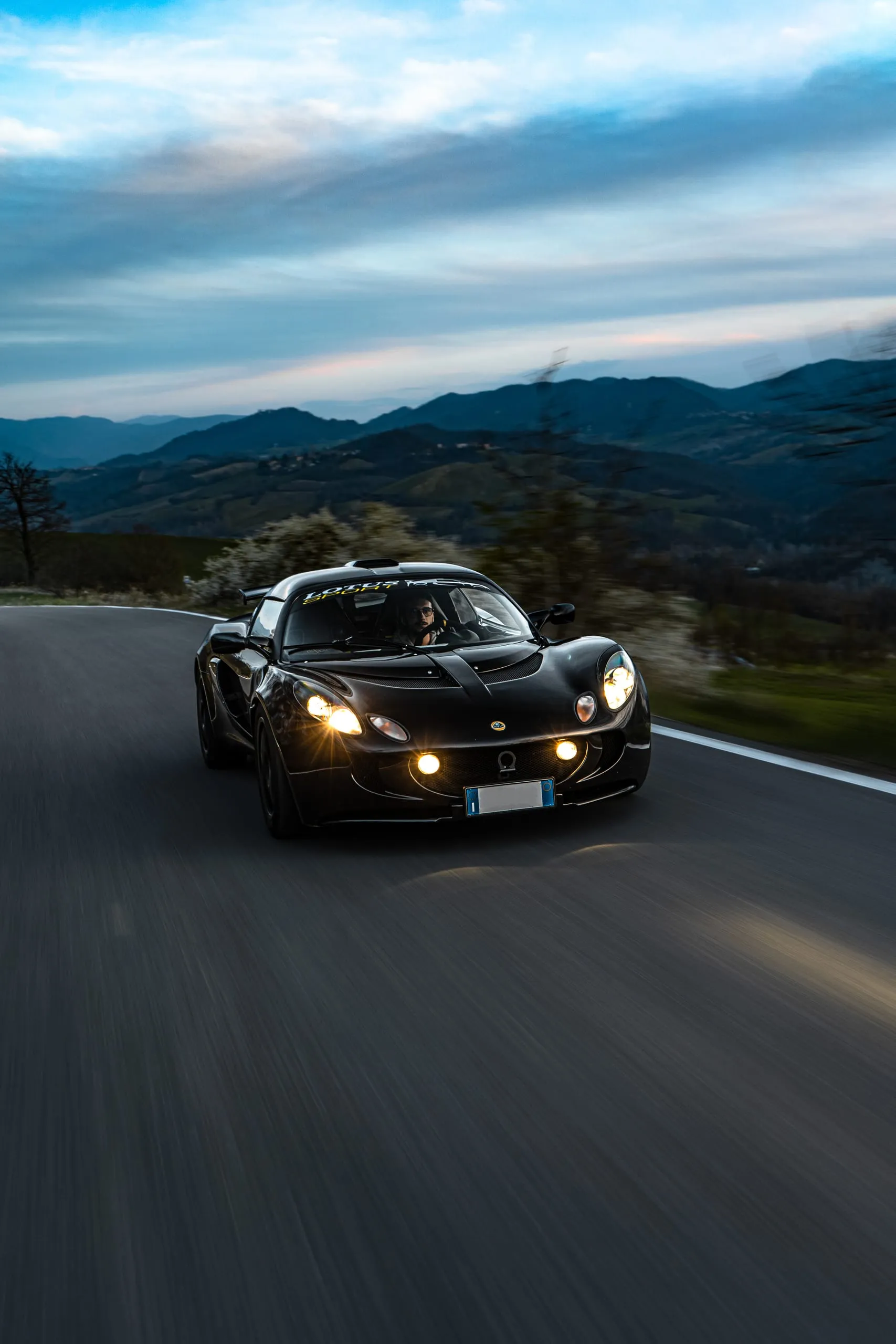 Lotus Exige at dusk #16 — photograph by Andrea Corno